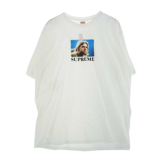 Supreme シュプリーム 23SS Kurt Cobain Tee カート コバーン プリント 半袖 Tシャツ ホワイト系 XL【新古品】【未使用】【中古】