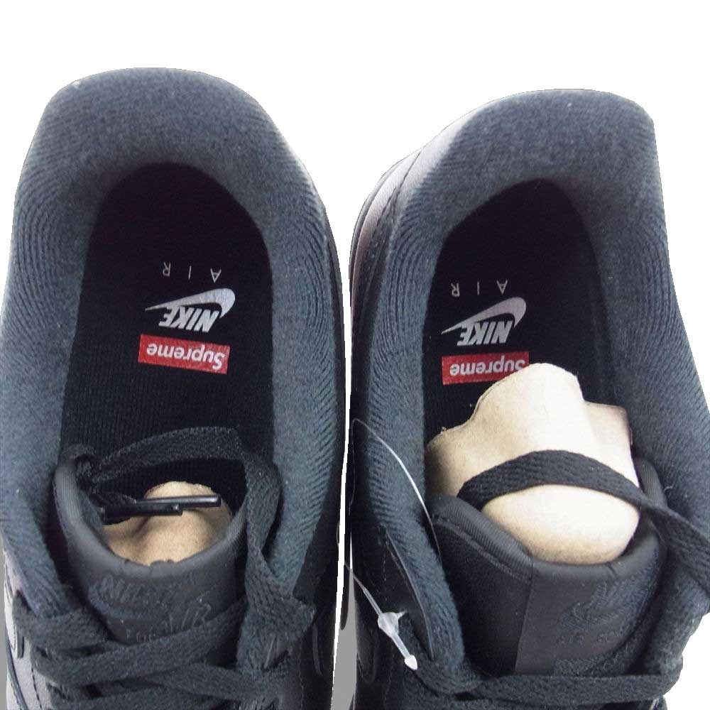 Supreme シュプリーム CU9225-001 × Nike Air Force 1 Low ナイキ エアフォース 1 ロー スニーカー ブラック系 27cm【新古品】【未使用】【中古】