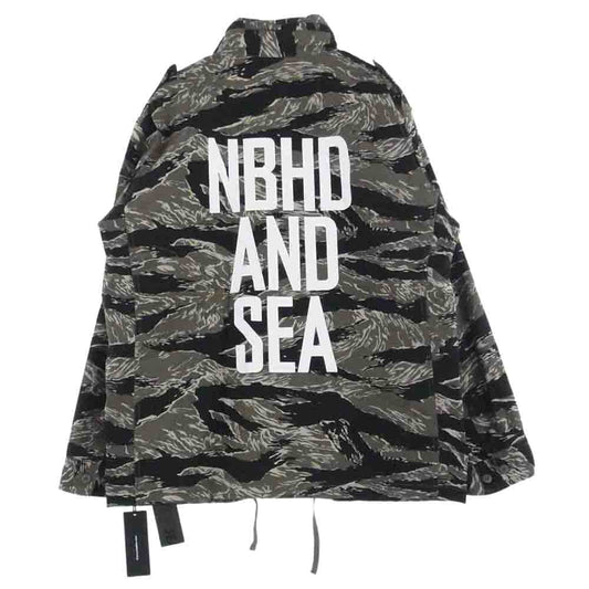 NEIGHBORHOOD ネイバーフッド 23SS WDS-C-NBHD-23-Q3-06 × WIND AND SEA ウィンダンシー M-65 JACKET TIGER CAMOUFLAGE タイガー カモ ジャケット カーキ系 マルチカラー系 L【新古品】【未使用】【中古】