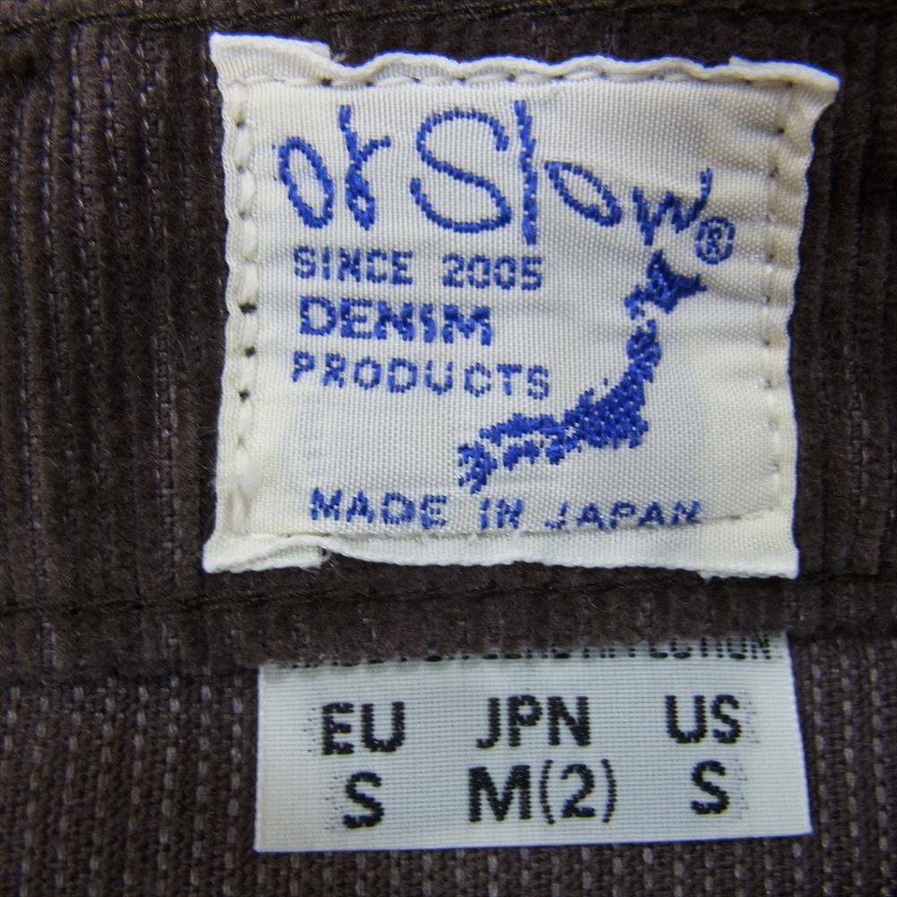orSlow オアスロウ コーデュロイ パンツ ブラウン系 M【中古】