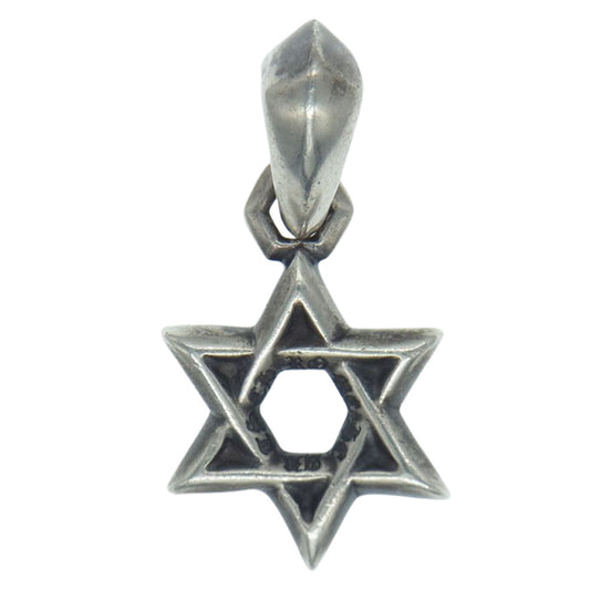 CHROME HEARTS クロムハーツ（原本無） STAR OF DAVID CHARM スター オブ ダビデ チャーム ペンダント トップ シルバー系【中古】