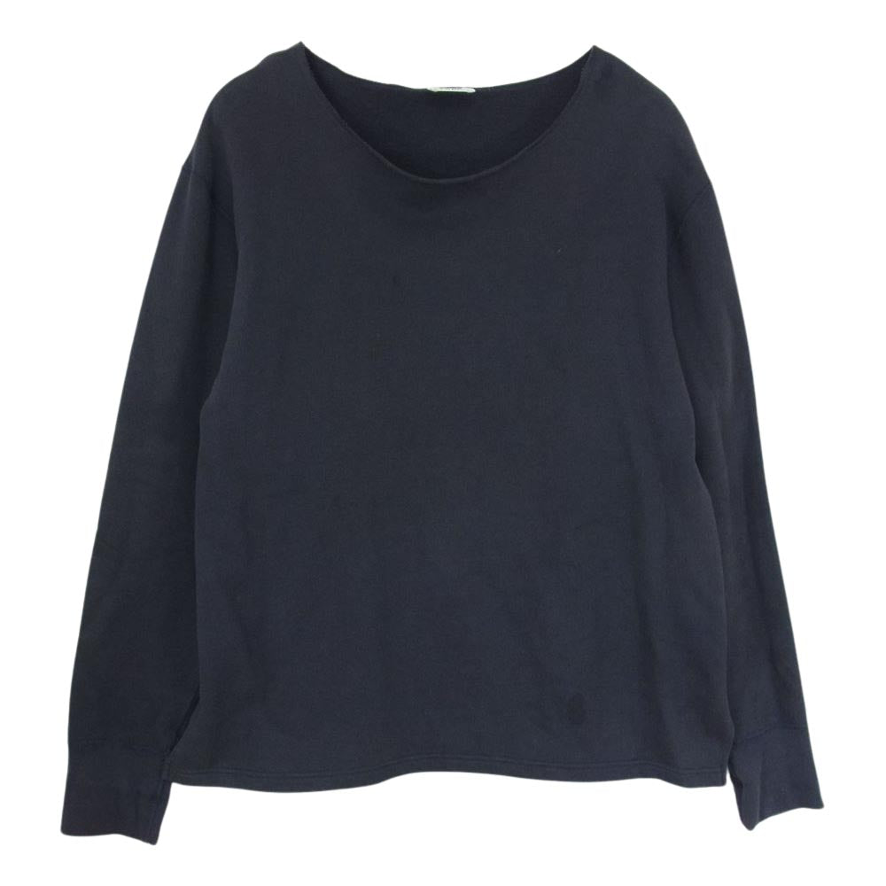 ACNE STUDIOS アクネストゥディオズ FOREST PAW16 ドロップショルダー Uネック スウェット チャコール系 XL【中古】