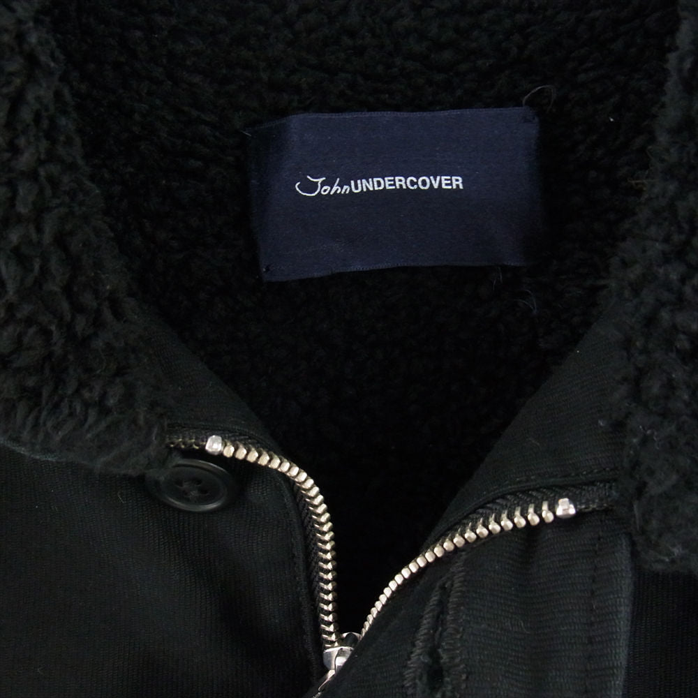 UNDERCOVER アンダーカバー 17AW JUT4203 john undercover ジョンアンダーカバー フラワープリント デッキ ジャケット ブラック系 3【中古】