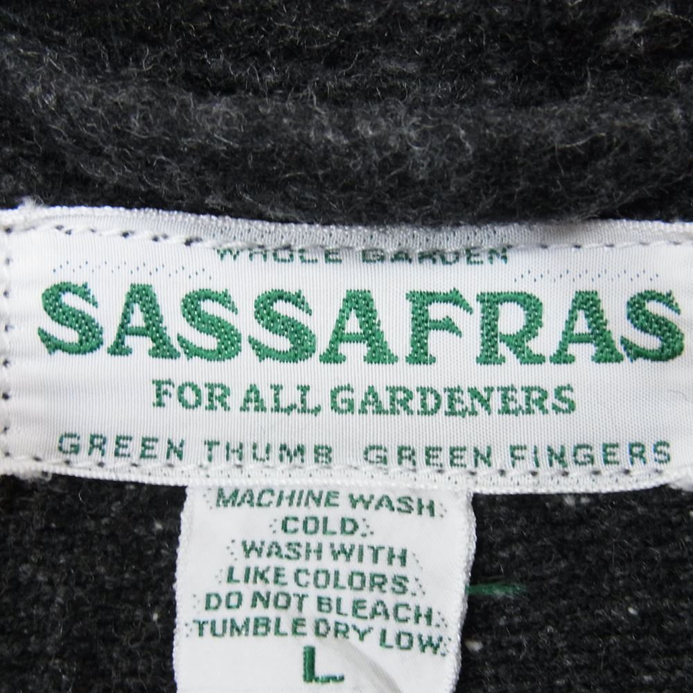 SASAFRAS ササフラス WHOLE LEAF COAT  ホールリーフコート ショップ コート  グレー系 L【中古】