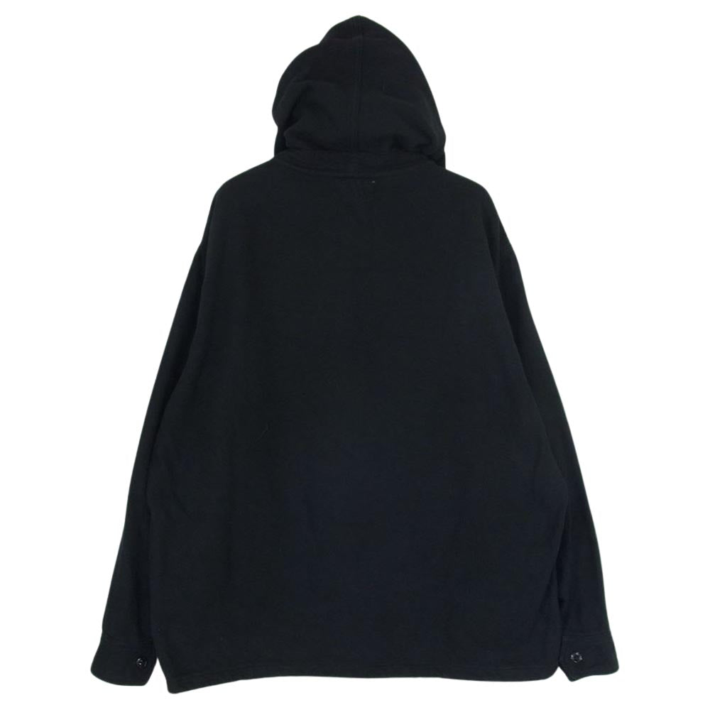 SASAFRAS ササフラス BUD SHELL コットン プルオーバー パーカー ブラック系 M【中古】
