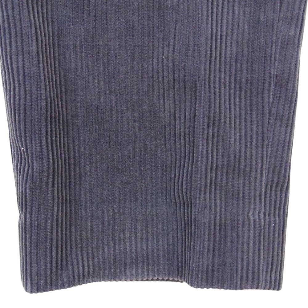 AURALEE オーラリー 19AW A9AP02FN WASHED CORDUROY TAPERED SLACKS コーデュロイ スラックス パンツ グレー系 4【中古】