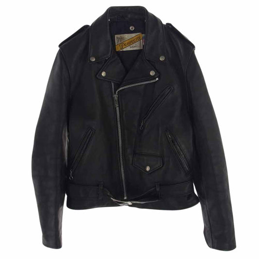 schott ショット  908 241-2600 90s ダブル ライダース ジャケット レザー ブラック系 36【中古】