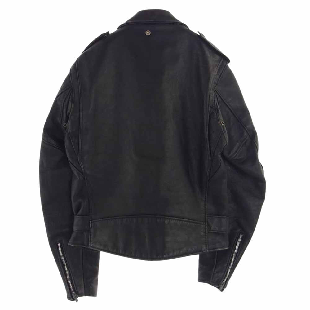 schott ショット  908 241-2600 90s ダブル ライダース ジャケット レザー ブラック系 36【中古】