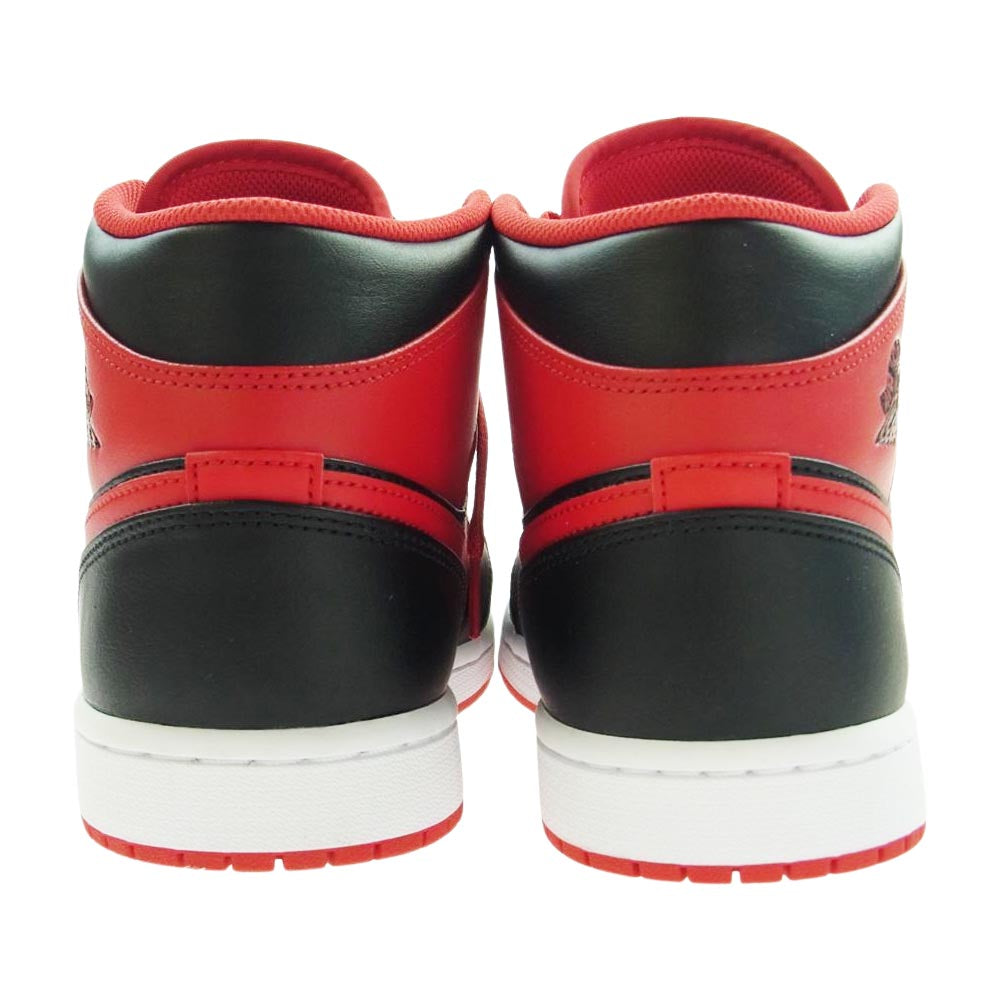 NIKE ナイキ DQ8426-060 1 MID BRED TOE ミッド ブレッドトゥ ミッドカット スニーカー ブラック系 レッド系 26.5cm【新古品】【未使用】【中古】
