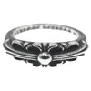 CHROME HEARTS クロムハーツ（原本有） BABY CLSC FLRL CRS  ベイビー クラシック フローラル クロス リング シルバー系 19号【中古】