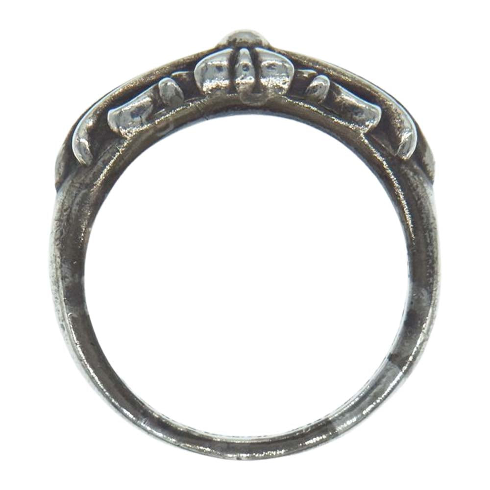 CHROME HEARTS クロムハーツ（原本有） BABY CLSC FLRL CRS  ベイビー クラシック フローラル クロス リング シルバー系 19号【中古】