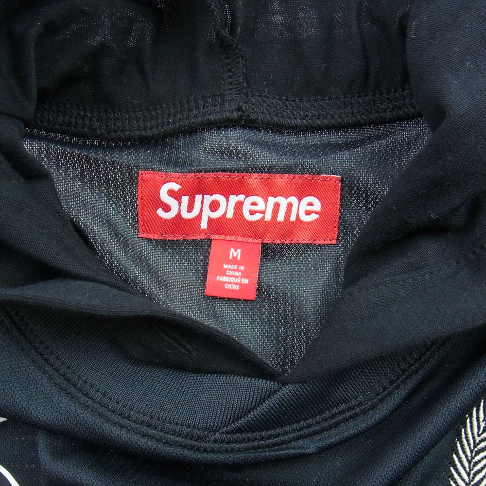 Supreme シュプリーム 23AW Hooded Soccer Jersey サッカー ジャージー レイヤー パーカー ブラック系 M【極上美品】【中古】