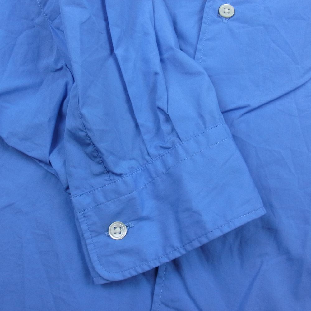 GRAPHPAPER グラフペーパー 23SS  GM231-50080B  BROAD L/S OVERSIZED REGULAR COLLAR SHIRT ブロード ロングスリーブ オーバーサイズ 長袖 シャツ ブルー ブルー系 F【中古】