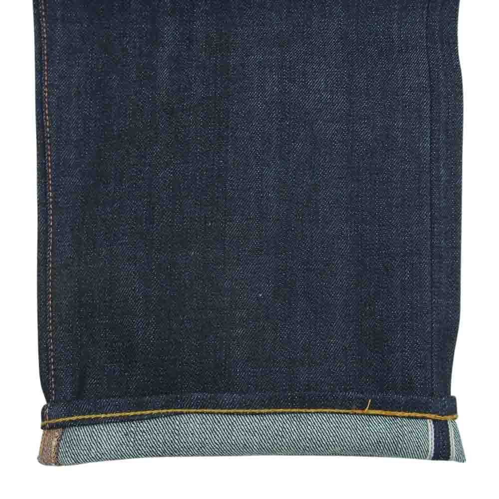 EVISU エヴィス Lot 2000 道楽 ペイント ボタンフライ デニム パンツ 日本製 インディゴブルー系 34 × 32【極上美品】【中古】