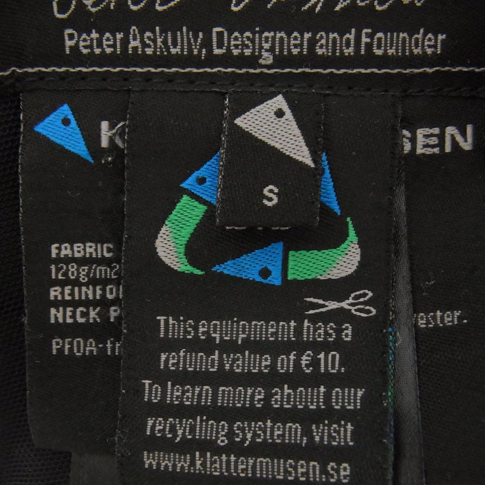 KLATTERMUSEN クレッタルムーセン 521192 Allgron Jacket アルグロンジャケット マウンテンパーカ レッド系 S【中古】