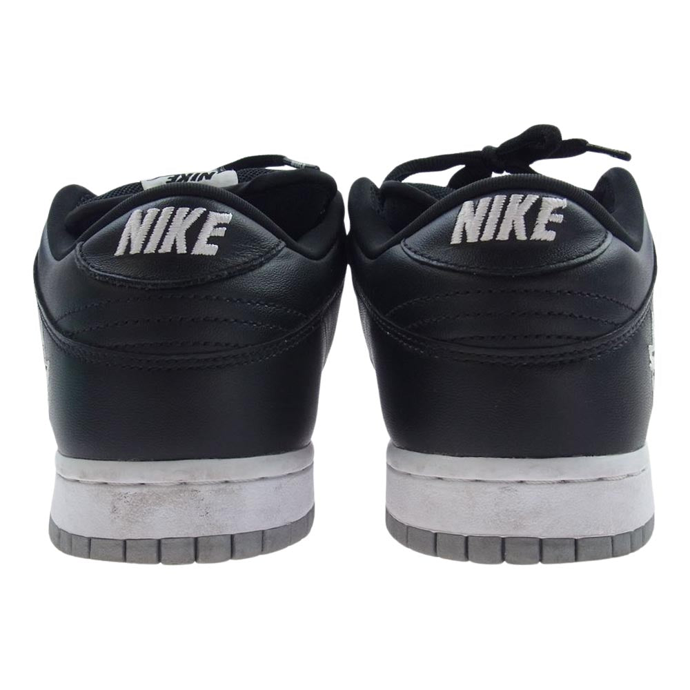 Supreme シュプリーム CK3480-001 Nike Dunk Low Metallic Silver/Black ナイキ ダンク ロー スニーカー ブラック系 シルバー系 26.5cm【中古】