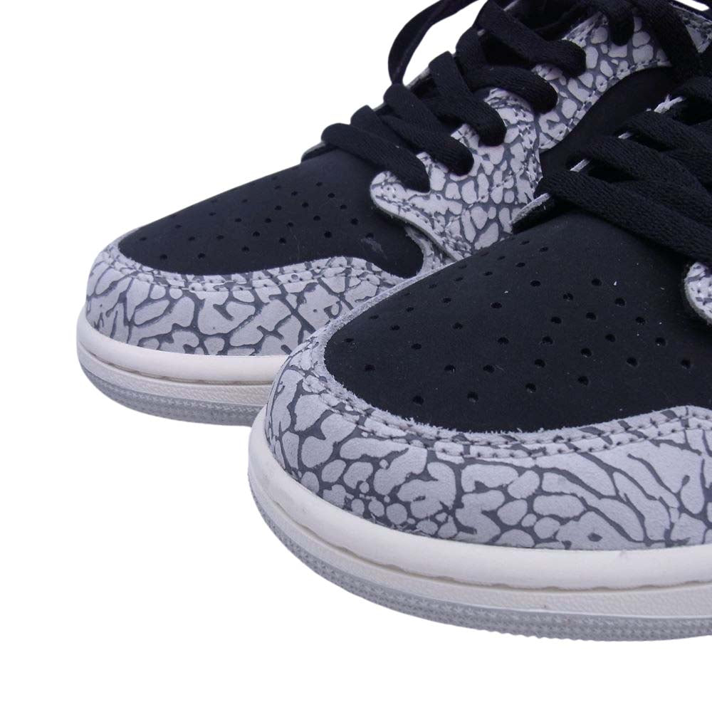 NIKE ナイキ CZ0790-001 AIR JORDAN 1 LOW OG エアジョーダン1 レトロ ロー スニーカー ブラック系 グレー系 27cm【新古品】【未使用】【中古】