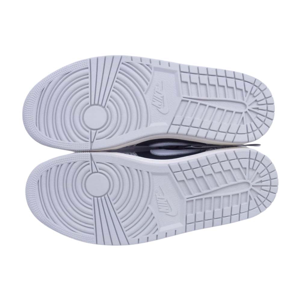 NIKE ナイキ CZ0790-001 AIR JORDAN 1 LOW OG エアジョーダン1 レトロ ロー スニーカー ブラック系 グレー系 27cm【新古品】【未使用】【中古】