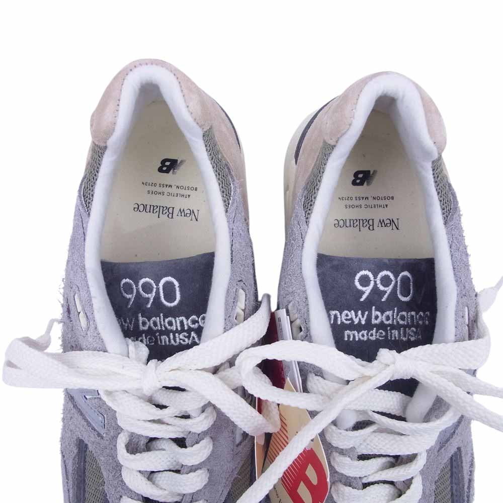 NEW BALANCE ニューバランス M990TD2 GRAY スニーカー ランニングシューズ マルチカラー系 27cm【新古品】【未使用】【中古】