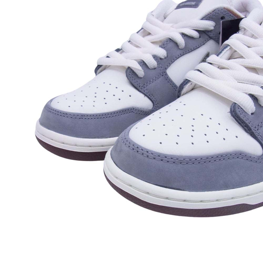NIKE ナイキ FQ1180-001 × 堀米 雄斗 Yuto Horigome SB Dunk Low Pro QS Wolf Grey ダンク ロー プロ ウルフグレー スニーカー グレー系 ホワイト系 27.5cm【新古品】【未使用】【中古】