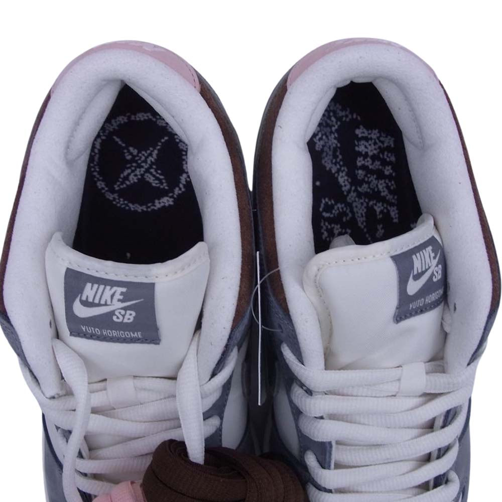 NIKE ナイキ FQ1180-001 × 堀米 雄斗 Yuto Horigome SB Dunk Low Pro QS Wolf Grey ダンク ロー プロ ウルフグレー スニーカー グレー系 ホワイト系 27.5cm【新古品】【未使用】【中古】