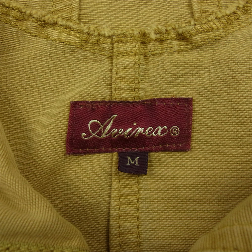 AVIREX アヴィレックス 6206045 M65 フード付き ミリタリー ジャケット イエロー系 M【中古】