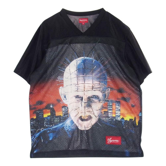 Supreme シュプリーム 18SS  × Hellraiser Football Jersey ヘルレイザー ゲーム シャツ ブラック系 M【中古】