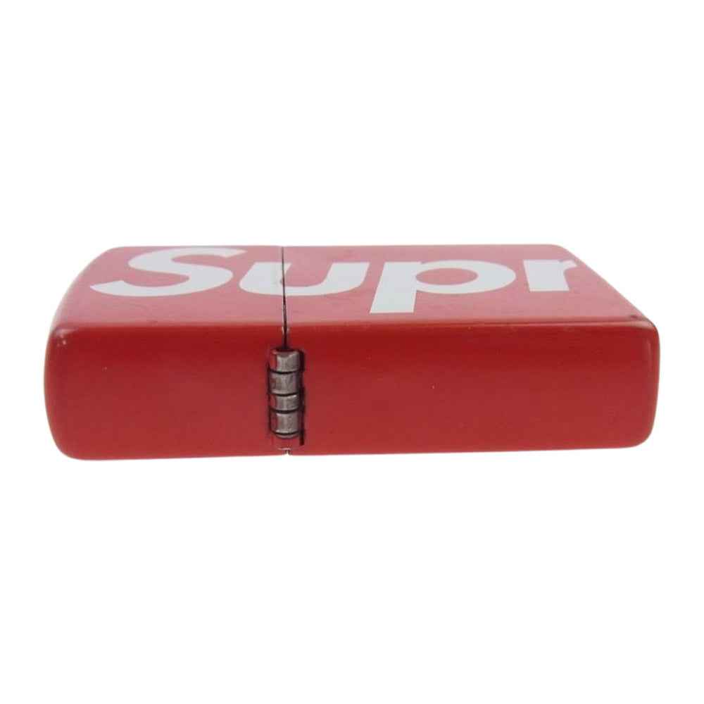 Supreme シュプリーム 18SS Logo Zippo ロゴ ジッポ ライター レッド系【中古】