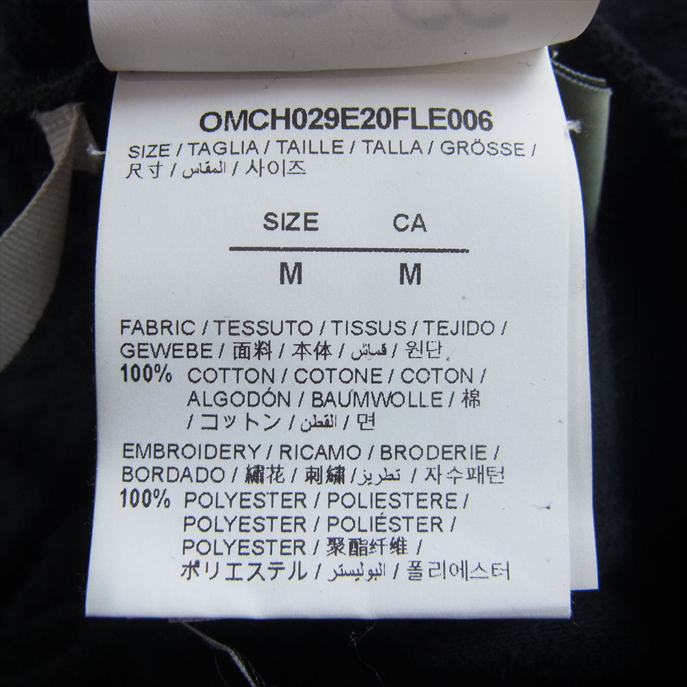 OFF-WHITE オフホワイト OMCH029E20FLE006 jogging trousers with arrows アロー 刺繍 スウェット パンツ ブラック系 M【中古】