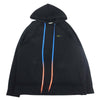 OFF-WHITE オフホワイト 19AW OMBB057F19E30010 Hooded Sweatshirt Hoodie アロープリント ドローコード プルオーバー フーディ スウェット パーカー ブラック系 L【中古】