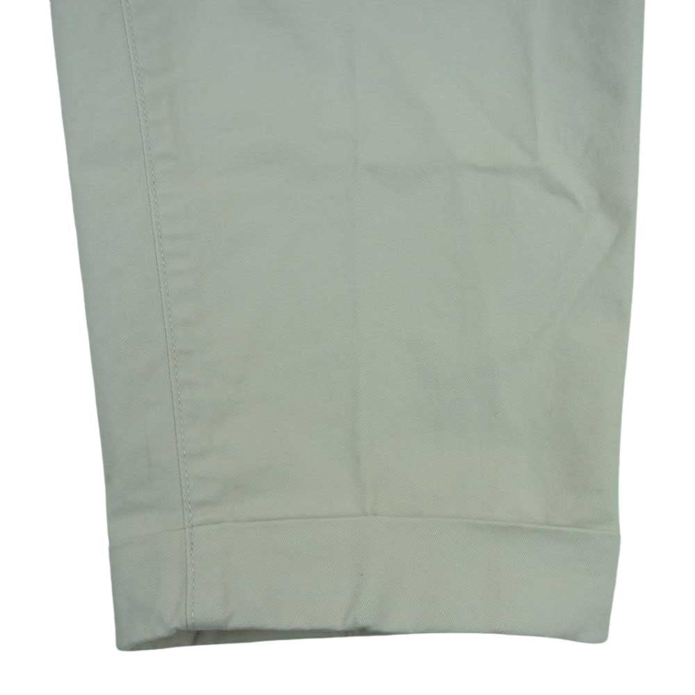 BEAMS ビームス 38-23-0097-874 PLUS プラス  2プリーツ チノ トラウザーズ パンツ 日本製 ライトベージュ系 M【中古】
