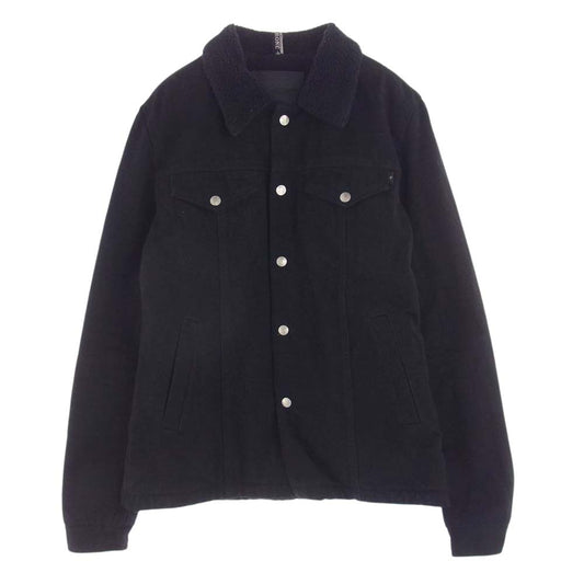 BACKBONE バックボーン 11AW BB11FW-DB30 裏ボア デニム トラッカージャケット ブラック系 L【中古】