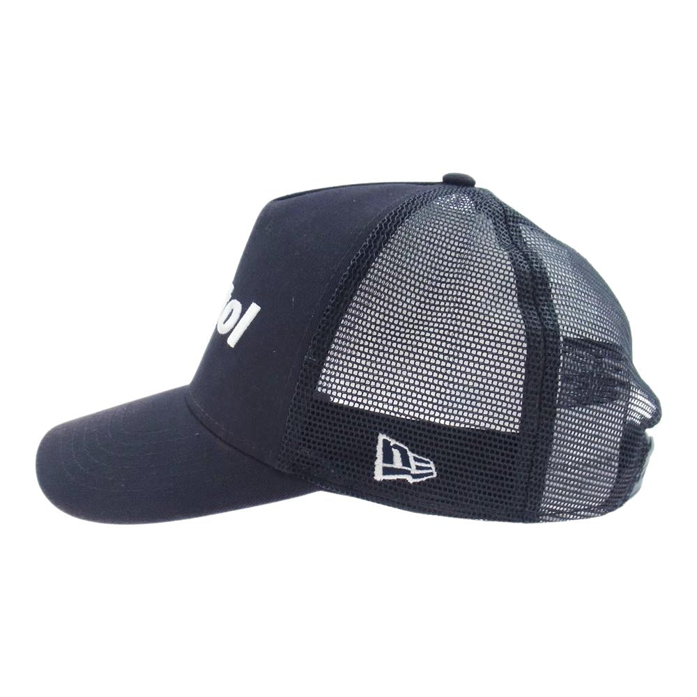 F.C.R.B. エフシーアールビー 17AW FCRB-178071 × NEWERA  ニューエラ BRISTOL MESH CAP ブリストル メッシュ キャップ ロゴ刺繍 帽子 ダークネイビー系【中古】