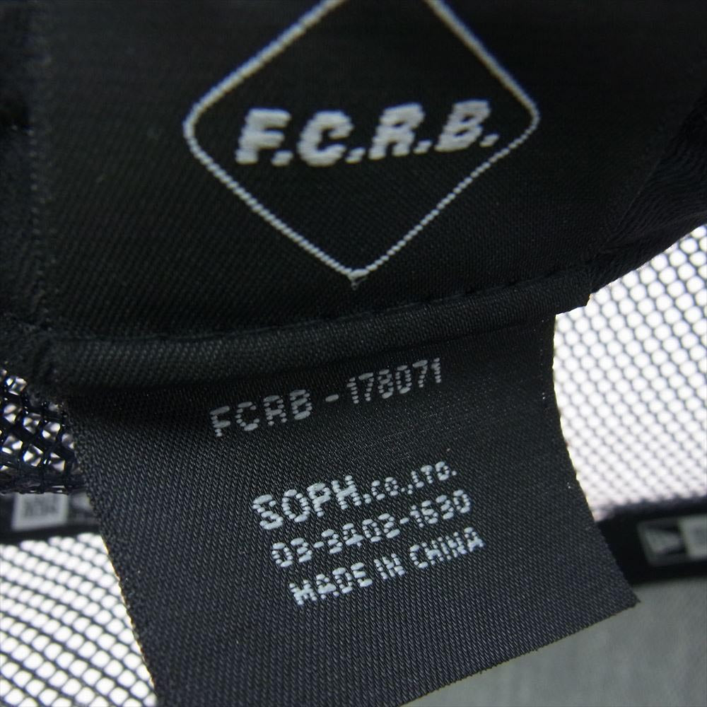 F.C.R.B. エフシーアールビー 17AW FCRB-178071 × NEWERA  ニューエラ BRISTOL MESH CAP ブリストル メッシュ キャップ ロゴ刺繍 帽子 ダークネイビー系【中古】