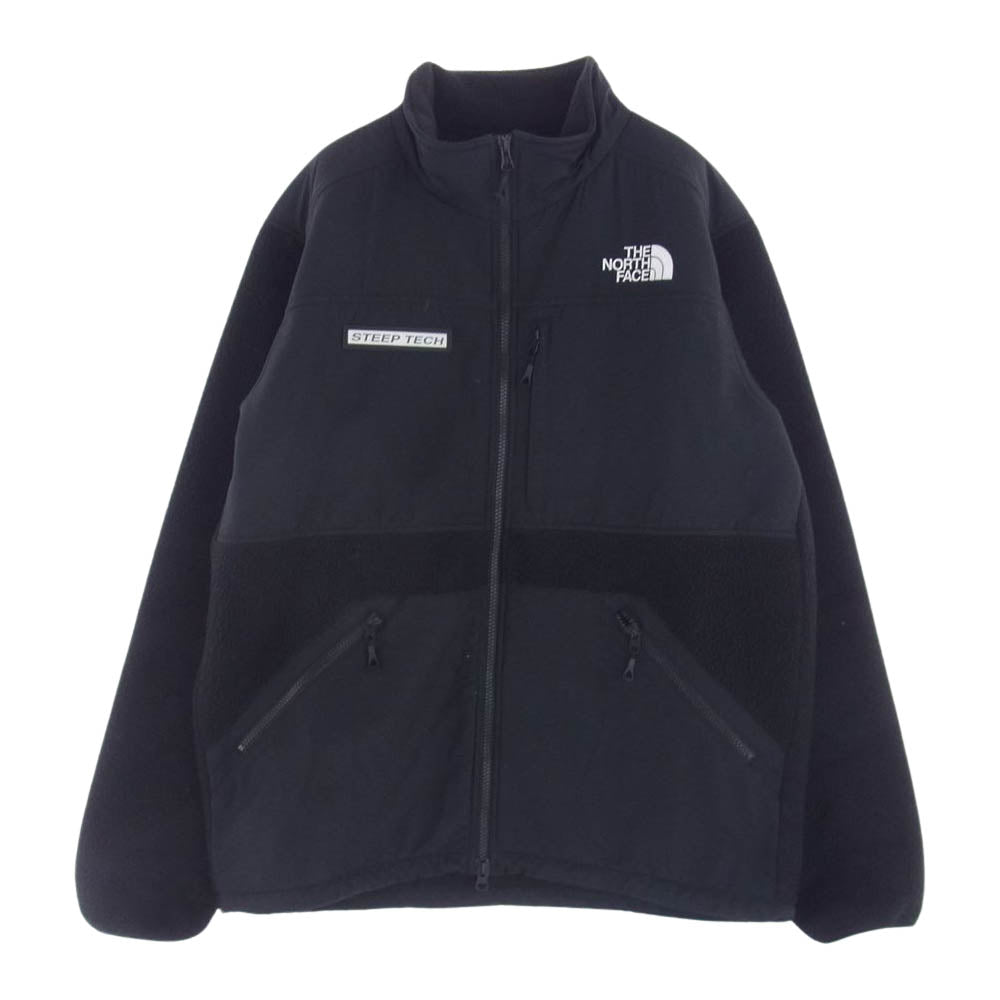 THE NORTH FACE ノースフェイス NA62001 STEEP TECH Zip Freece スティープテック ジップ フリース ジャケット ブラック系 XL【中古】