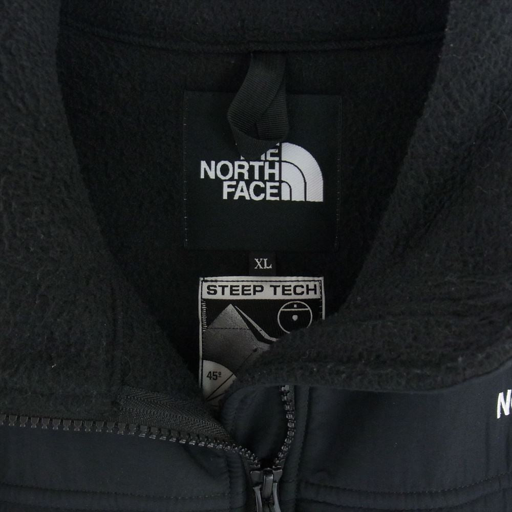 THE NORTH FACE ノースフェイス NA62001 STEEP TECH Zip Freece スティープテック ジップ フリース ジャケット ブラック系 XL【中古】