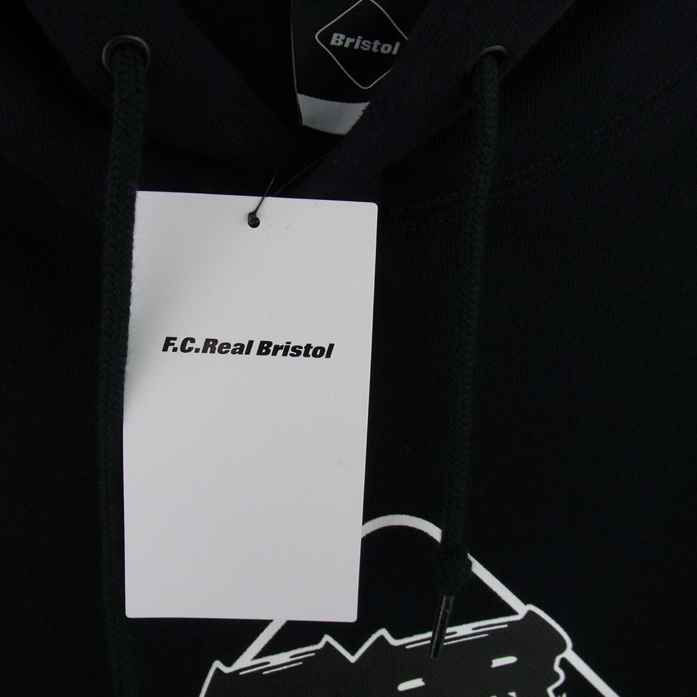 F.C.R.B. エフシーアールビー 22AW FCRB-222127 F.C.Real Bristol SNEAKERWOLF SENJAFUDA TEAM HOODIE スニーカーウルフ 千社札 チーム フーディー パーカー ブラック系 XL【新古品】【未使用】【中古】