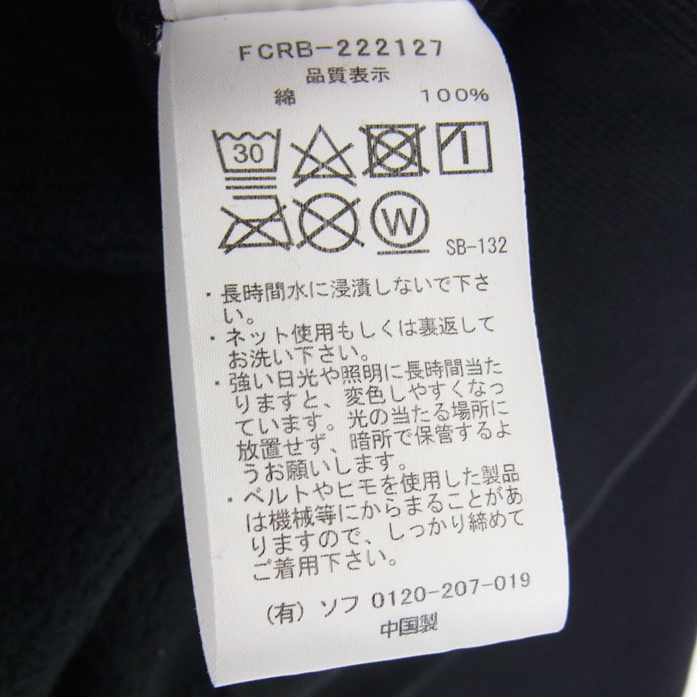F.C.R.B. エフシーアールビー 22AW FCRB-222127 F.C.Real Bristol SNEAKERWOLF SENJAFUDA TEAM HOODIE スニーカーウルフ 千社札 チーム フーディー パーカー ブラック系 XL【新古品】【未使用】【中古】