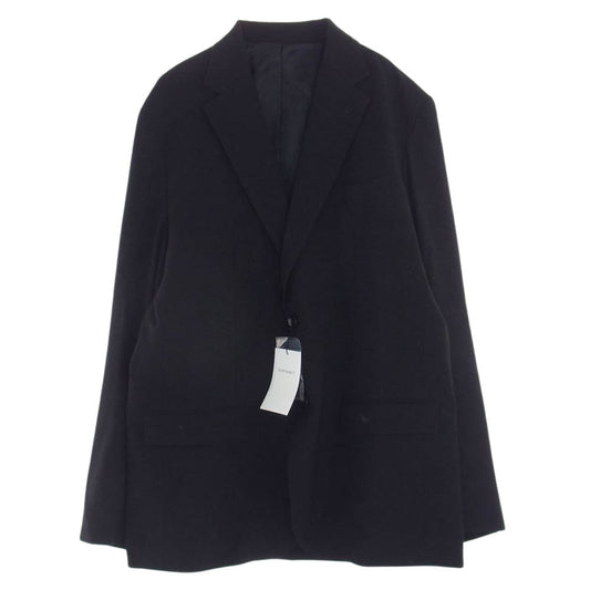 SOPHNET. ソフネット SOPH-230014 SUPER BLACK WOOL 2BUTTON BOX JACKET スーパー ブラック ウール  ボックス テーラード ジャケット ブラック系 L【新古品】【未使用】【中古】