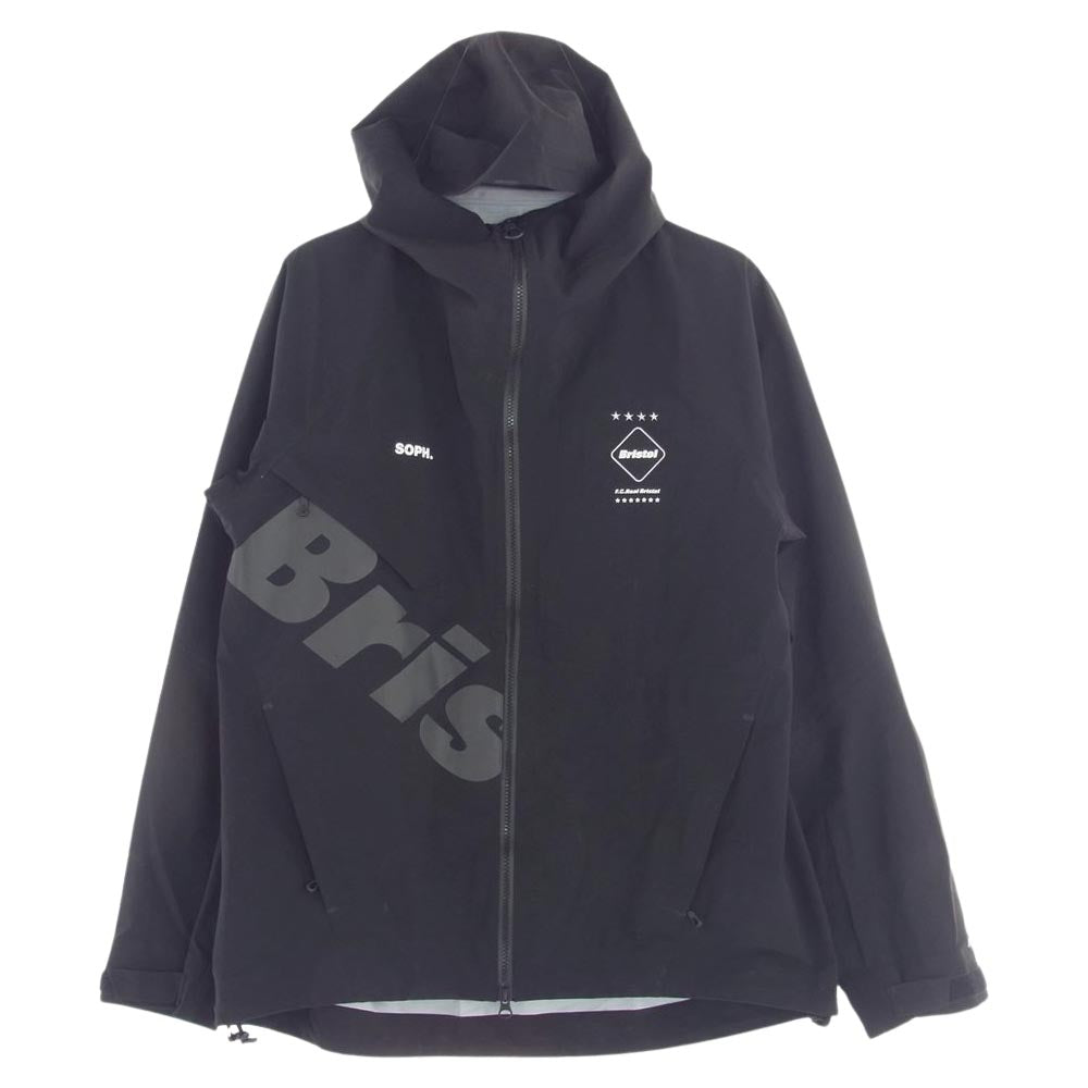 F.C.R.B. エフシーアールビー 22SS FCRB-220000 F.C.Real Bristol WARM UP JACKET ウォームアップ ジャケット ロゴ ブラック系 XL【中古】