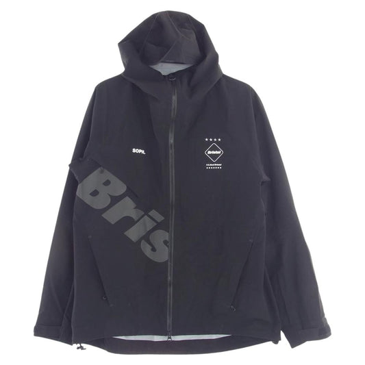 F.C.R.B. エフシーアールビー 22SS FCRB-220000 F.C.Real Bristol WARM UP JACKET ウォームアップ ジャケット ロゴ ブラック系 XL【中古】