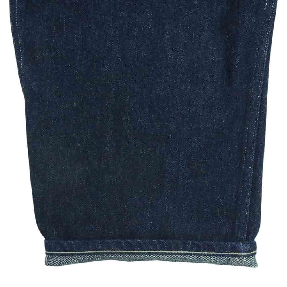 COMOLI コモリ 22AW W03-03001 ベルテッド デニム パンツ コットン 日本製 インディゴブルー系 1【中古】