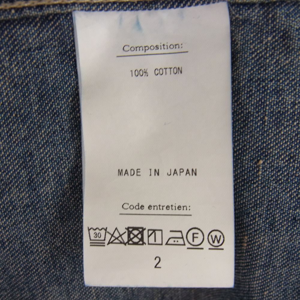 アプレッセ 23AW 23AAP-01-23M Denim Coverall Jacket カバーオール デニムジャケット ブルー系 2【中古】