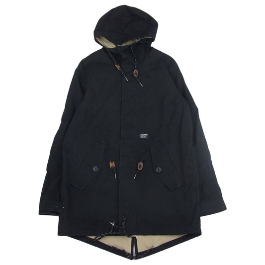 Carhartt カーハート WIP Carter Parka フルジップ ミリタリー モッズコート ブラック系 M【中古】