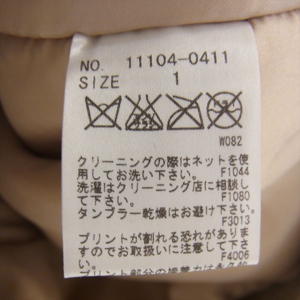 クラネ 11104-041 FRAGMENT フラグメント 藤原ヒロシ MA-1 フライト ボンバー ジャケット ブルゾン カーキ グリーン系 1【中古】