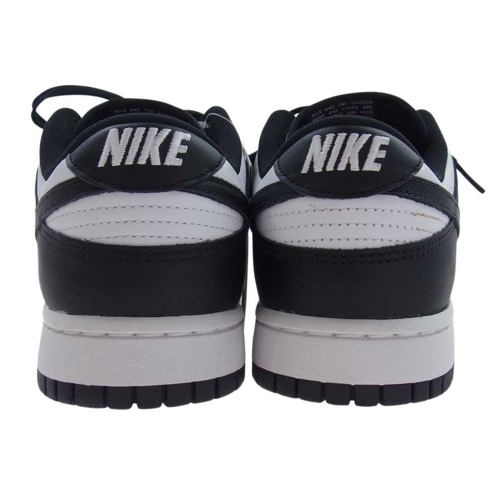 NIKE ナイキ DD1391-100 DUNK LOW RETRO BLACK WHITE ダンク ロー レトロ ブラック ホワイト パンダ スニーカー ブラック系 ホワイト系 27.5cm【美品】【中古】