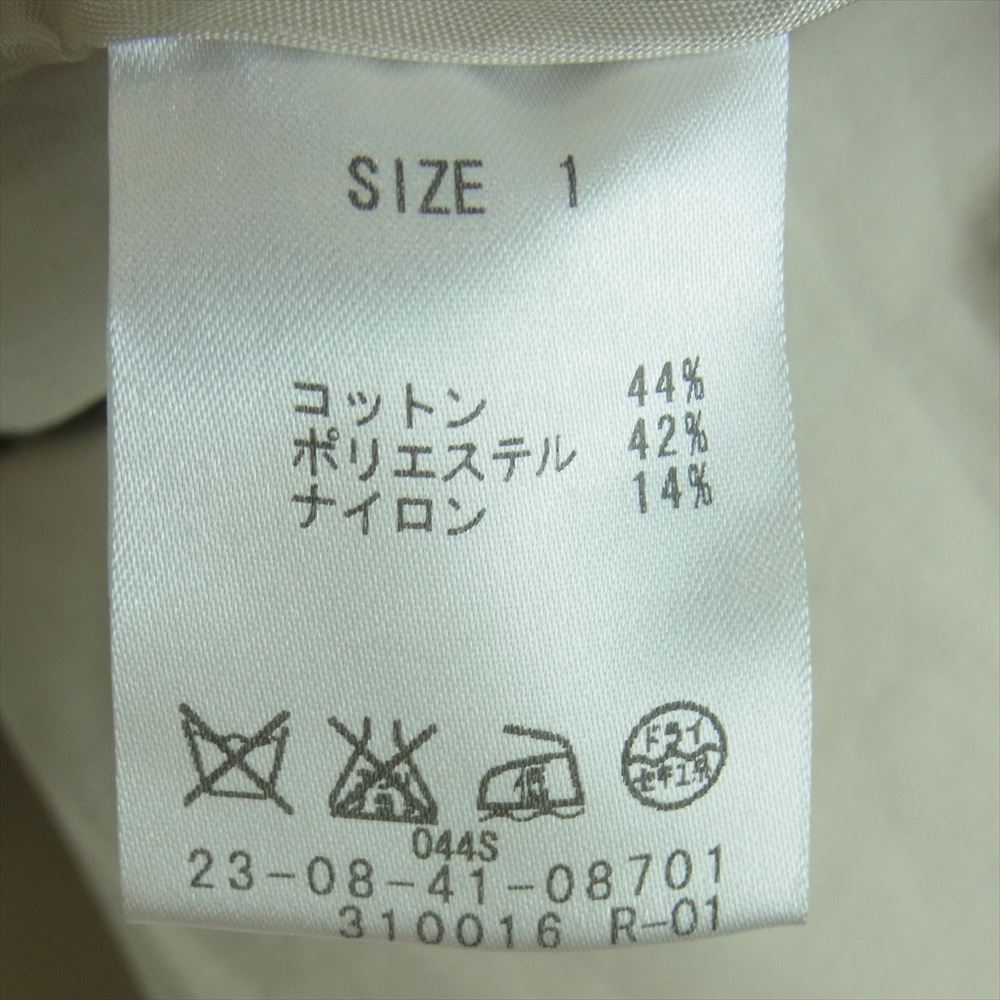 ギャルリーヴィー 2308-41-08701-31-0016-R-01 ロング トレンチ コート 日本製 ベージュ系 1【中古】