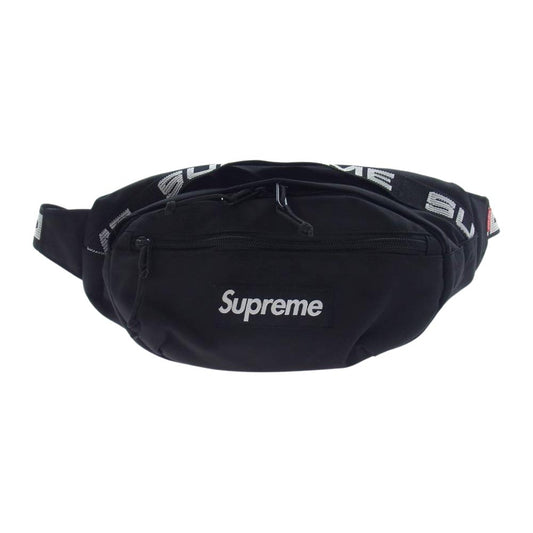 Supreme シュプリーム 18SS Waist Bag ロゴ ウエストバッグ ブラック系【中古】