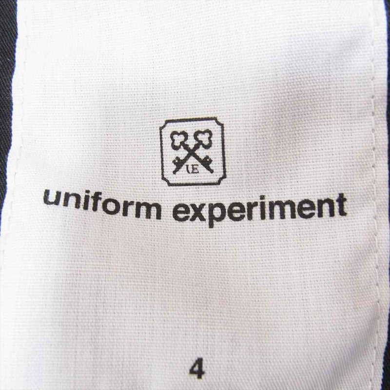 uniform experiment ユニフォームエクスペリメント 22SS UE-220044 SIDE COLOR TAPERED PANTS サイドカラー テーパードパンツ ブラック系 4【美品】【中古】