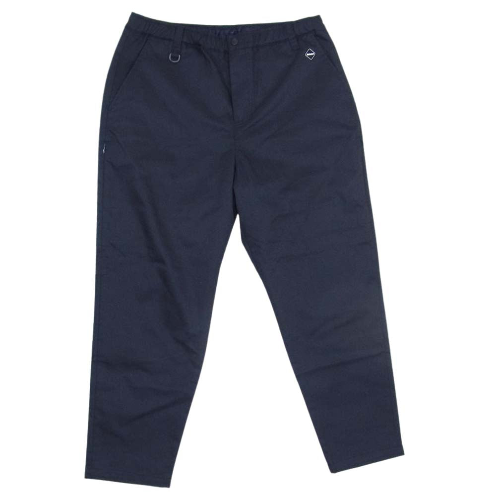 F.C.R.B. エフシーアールビー 22SS FCRB-220077 COOLMAX STRETCH WIDE CROPPED VENTILATION CHINO PANTS ネイビー系 L【中古】